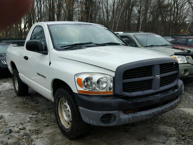 1D7HA16K46J233306 - 2006 DODGE RAM 1500 S WHITE photo 1