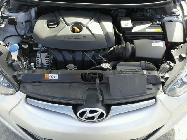 KMHDH4AH8FU454564 - 2015 HYUNDAI ELANTRA SE SILVER photo 7