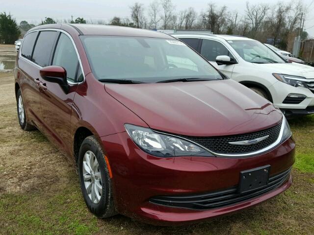 2C4RC1DG7HR722904 - 2017 CHRYSLER PACIFICA T BURGUNDY photo 1