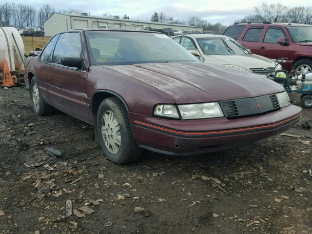 2G1WN14TXN9131500 - 1992 CHEVROLET LUMINA EUR MAROON photo 1