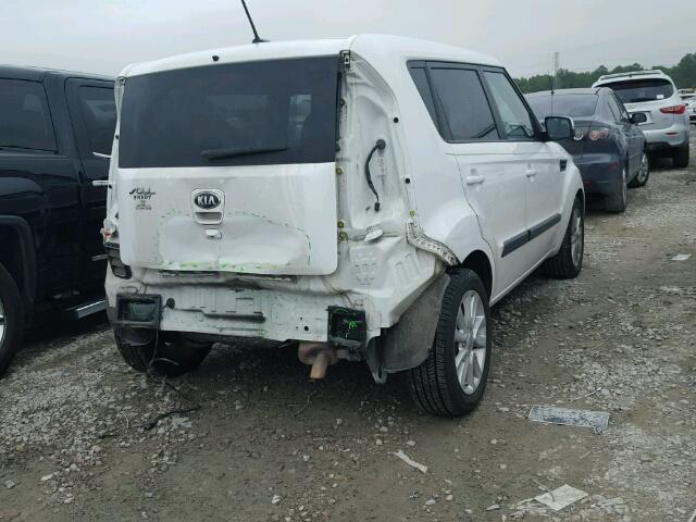 KNDJT2A62D7576552 - 2013 KIA SOUL + WHITE photo 4