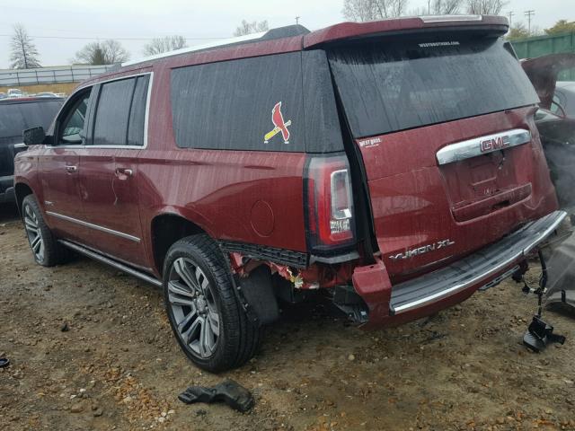 1GKS2HKJ3JR173407 - 2018 GMC YUKON XL D MAROON photo 3