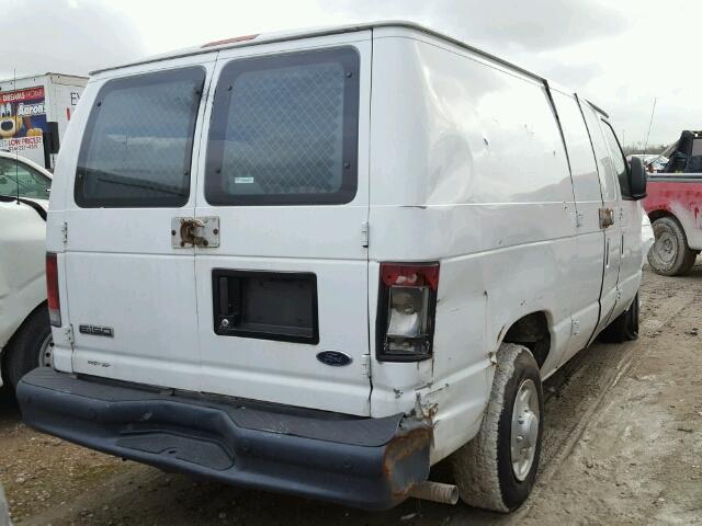 1FTNE14W38DA37253 - 2008 FORD ECONOLINE WHITE photo 4