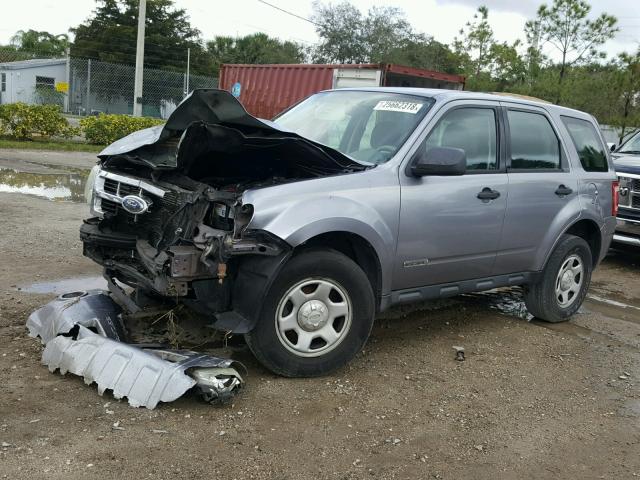 1FMCU02Z28KB14896 - 2008 FORD ESCAPE XLS GRAY photo 2