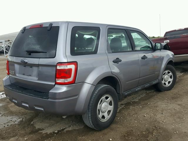 1FMCU02Z28KB14896 - 2008 FORD ESCAPE XLS GRAY photo 4