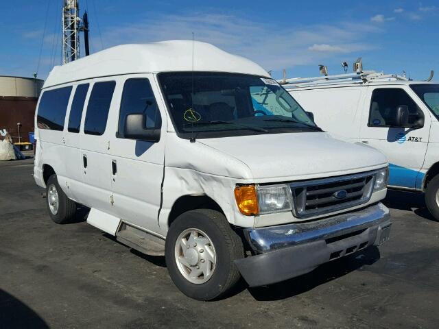 1FTNE24L96DA55992 - 2006 FORD ECONOLINE WHITE photo 1