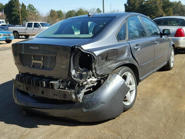 YV1MS382382388029 - 2008 VOLVO S40 2.4I GRAY photo 4