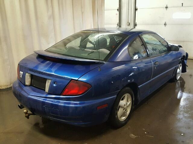 3G2JB12F65S224593 - 2005 PONTIAC SUNFIRE BLUE photo 4