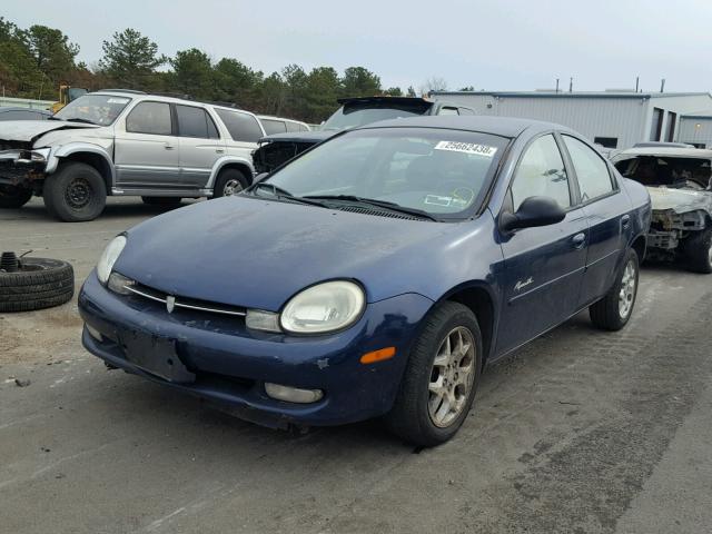 1P3ES46C31D102797 - 2001 PLYMOUTH NEON BASE BLUE photo 2