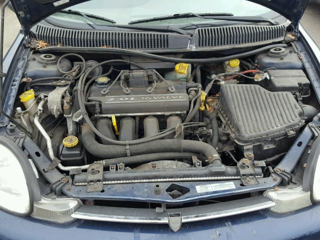 1P3ES46C31D102797 - 2001 PLYMOUTH NEON BASE BLUE photo 7
