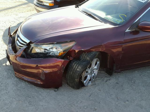 1HGCP2F42BA135316 - 2011 HONDA ACCORD LXP MAROON photo 9