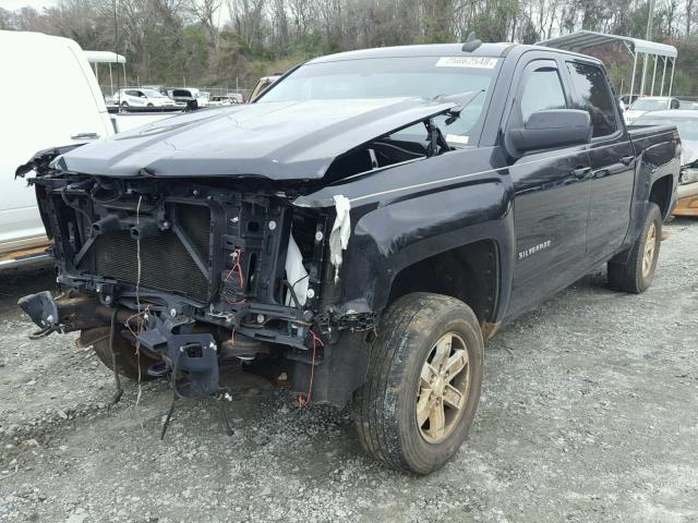 3GCUKREC9FG477744 - 2015 CHEVROLET SILVERADO BLACK photo 2