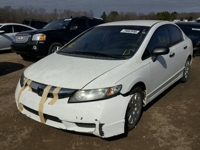 2HGFA1F31AH507972 - 2010 HONDA CIVIC VP WHITE photo 2