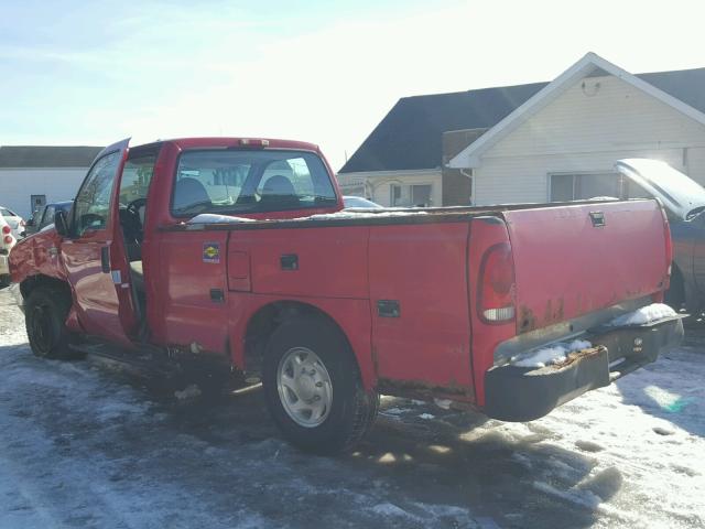 1FDNF20L7XEA79685 - 1999 FORD F250 SUPER RED photo 3