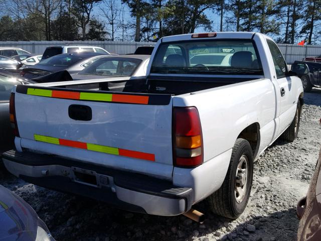 1GCEC14W91Z172641 - 2001 CHEVROLET SILVERADO WHITE photo 4