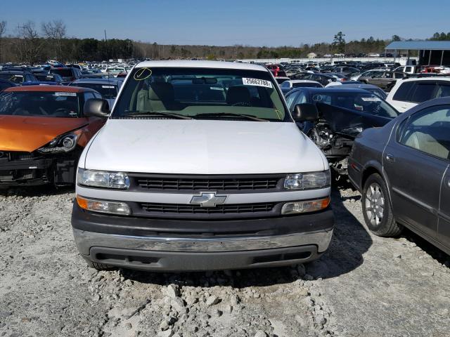 1GCEC14W91Z172641 - 2001 CHEVROLET SILVERADO WHITE photo 7