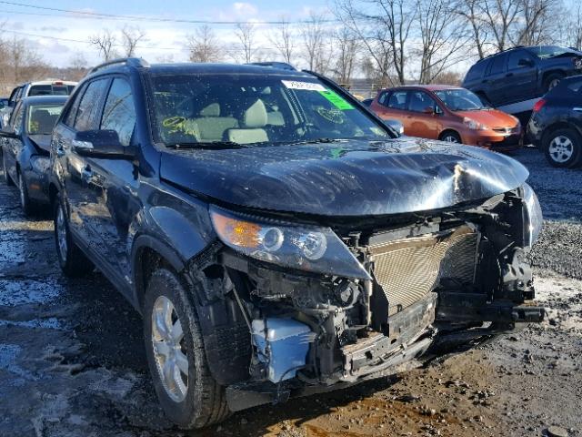 5XYKTDA22DG387366 - 2013 KIA SORENTO LX BLUE photo 1