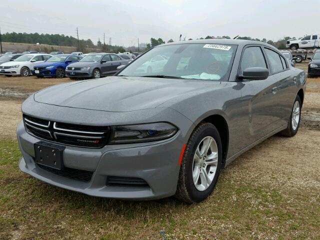 2C3CDXBG6HH547712 - 2017 DODGE CHARGER SE CHARCOAL photo 2