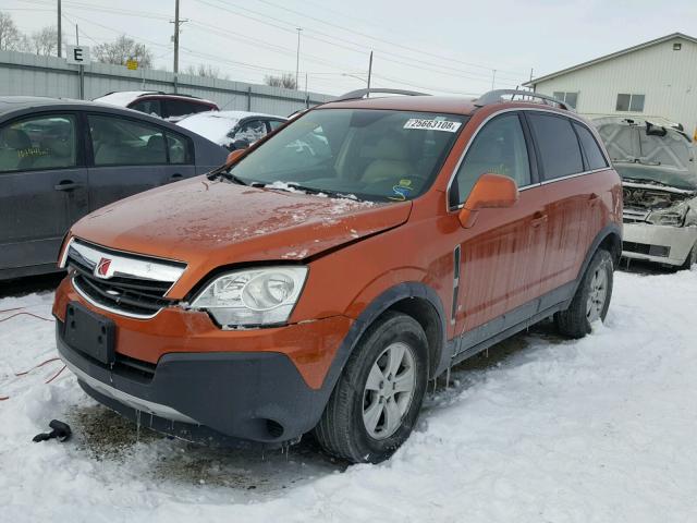 3GSCL33P28S554261 - 2008 SATURN VUE XE ORANGE photo 2