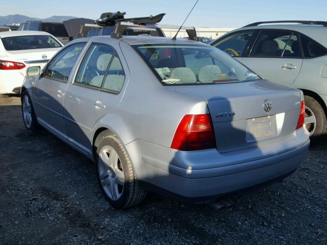 3VWSE69MX2M174223 - 2002 VOLKSWAGEN JETTA GLS SILVER photo 3