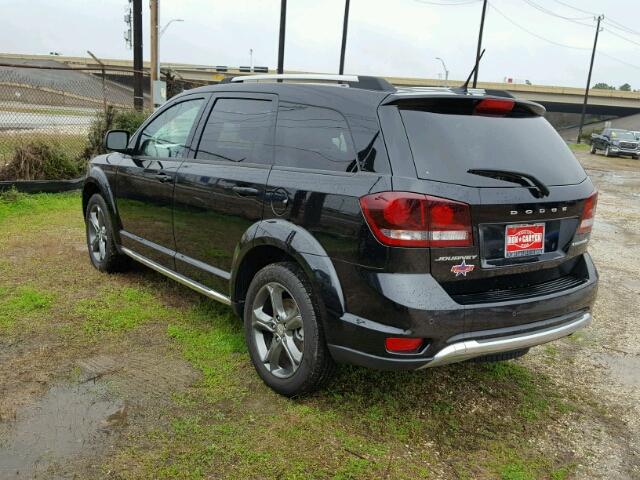 3C4PDCGB3HT524690 - 2017 DODGE JOURNEY CR BLACK photo 3