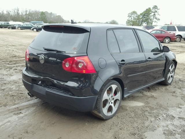 WVWHV71K28W042384 - 2008 VOLKSWAGEN GTI BLACK photo 4