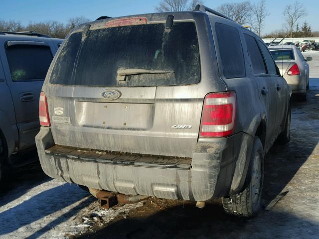 1FMCU93G59KA62425 - 2009 FORD ESCAPE XLT GRAY photo 4