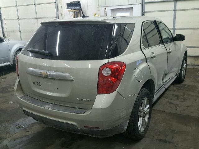 2GNALBEK1D6251146 - 2013 CHEVROLET EQUINOX LS BEIGE photo 4