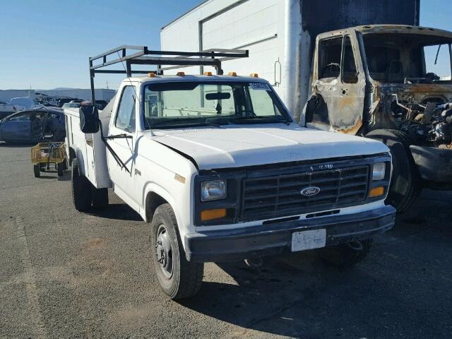 1FTJF35G7DPA49722 - 1983 FORD F350 WHITE photo 1