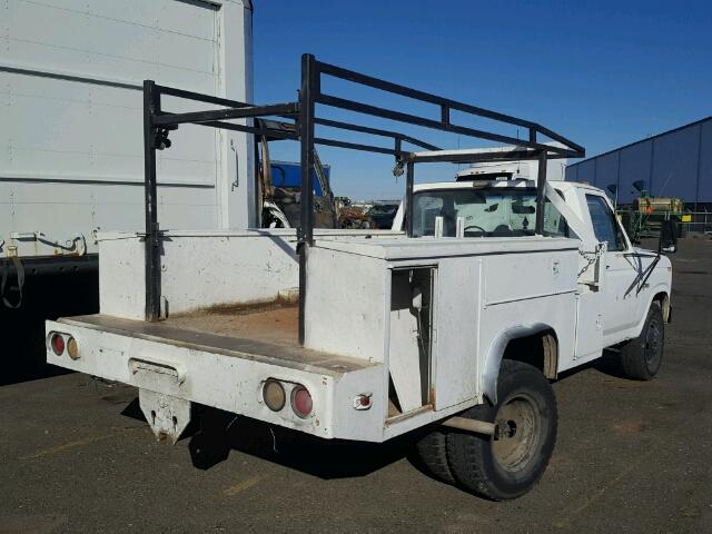 1FTJF35G7DPA49722 - 1983 FORD F350 WHITE photo 4