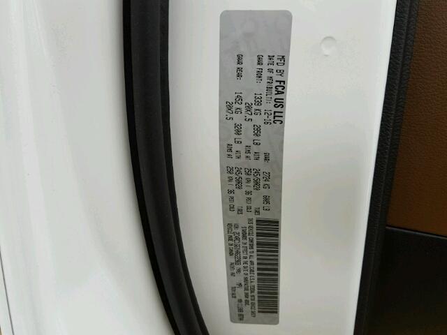 2C4RC1GG1HR622969 - 2017 CHRYSLER PACIFICA L 白色 照片 10