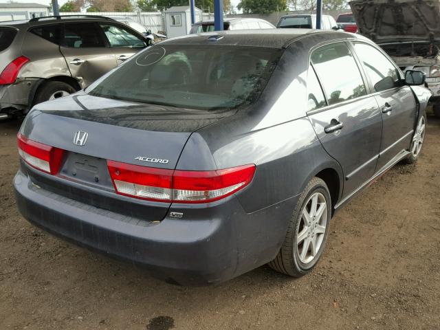 1HGCM66514A043237 - 2004 HONDA ACCORD EX CHARCOAL photo 4