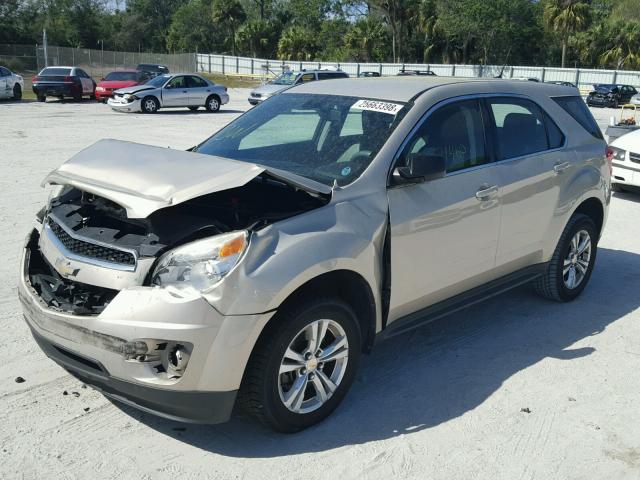 2GNALBEC5B1253839 - 2011 CHEVROLET EQUINOX LS TAN photo 2