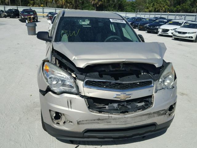 2GNALBEC5B1253839 - 2011 CHEVROLET EQUINOX LS TAN photo 9