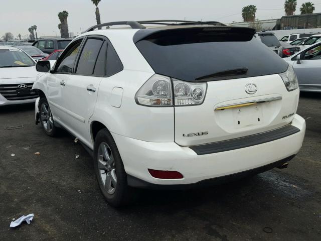 2T2GK31UX9C058577 - 2009 LEXUS RX 350 WHITE photo 3