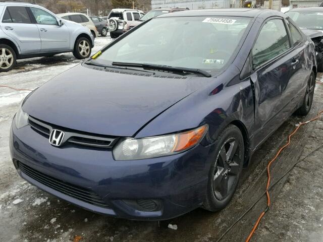 2HGFG11807H537216 - 2007 HONDA CIVIC EX ლურჯი ფოტო 2