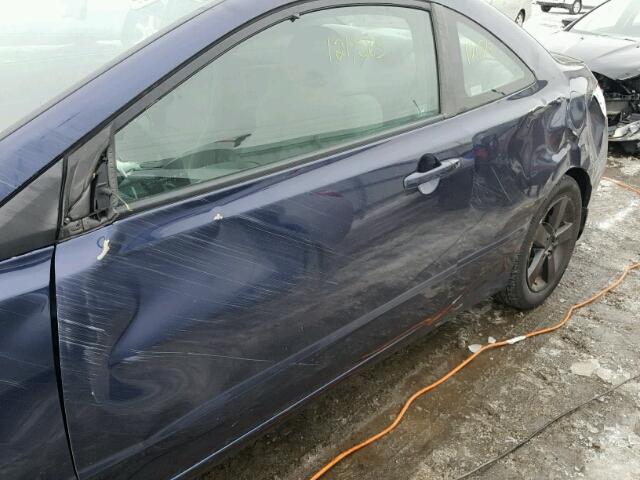 2HGFG11807H537216 - 2007 HONDA CIVIC EX ლურჯი ფოტო 9
