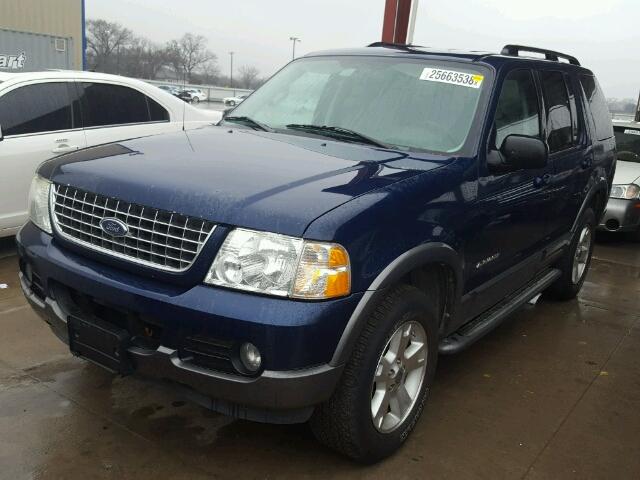 1FMZU63K64ZB33662 - 2004 FORD EXPLORER X BLUE photo 2