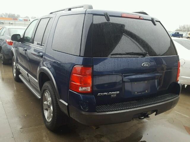 1FMZU63K64ZB33662 - 2004 FORD EXPLORER X BLUE photo 3