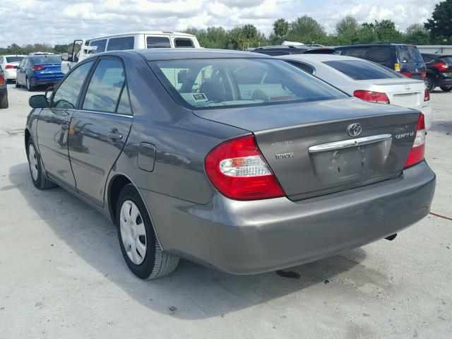 4T1BE32K43U781169 - 2003 TOYOTA CAMRY LE GRAY photo 3