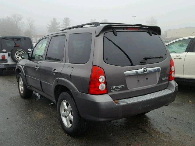 4F2YZ92Z36KM00706 - 2006 MAZDA TRIBUTE I GRAY photo 3