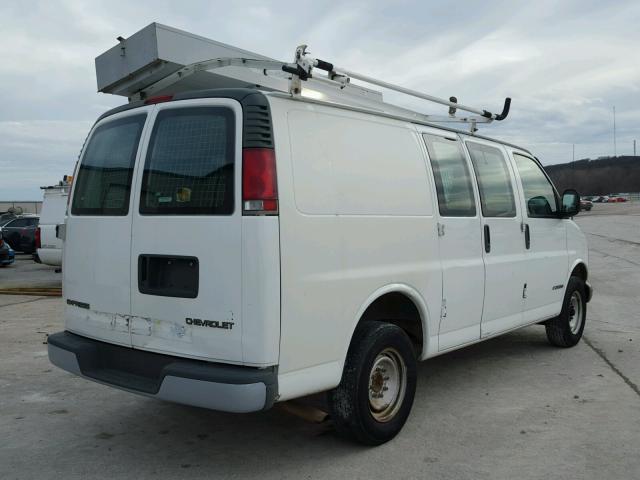 1GCGG25R7Y1276856 - 2000 CHEVROLET EXPRESS G2 WHITE photo 4