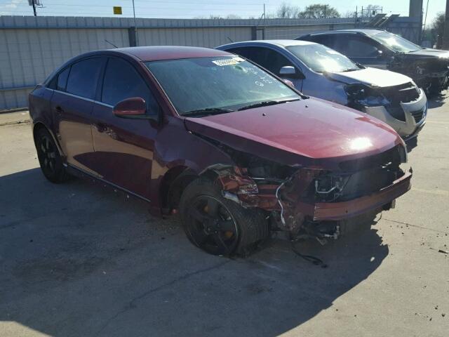 1G1PC5SB2F7121154 - 2015 CHEVROLET CRUZE LT MAROON photo 1