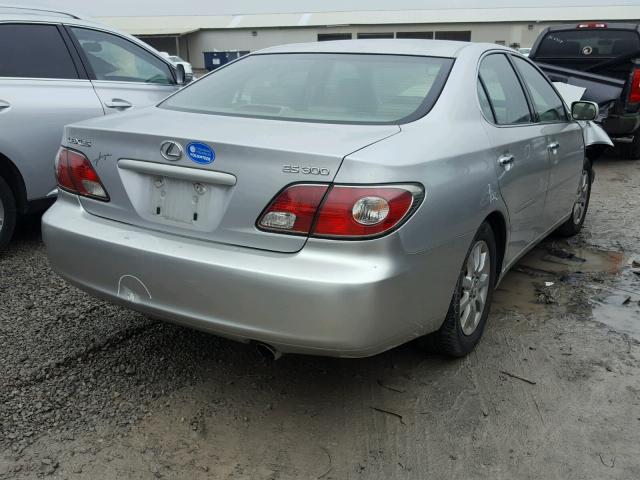 JTHBF30G230118656 - 2003 LEXUS ES 300 SILVER photo 4