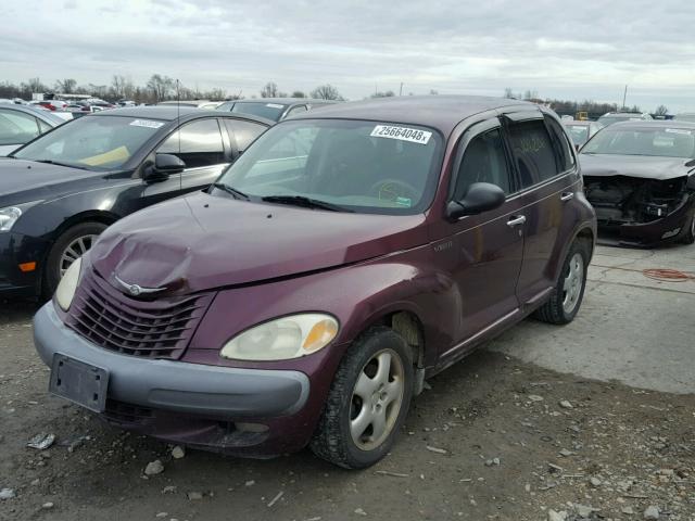 3C4FY58B92T228199 - 2002 CHRYSLER PT CRUISER MAROON photo 2