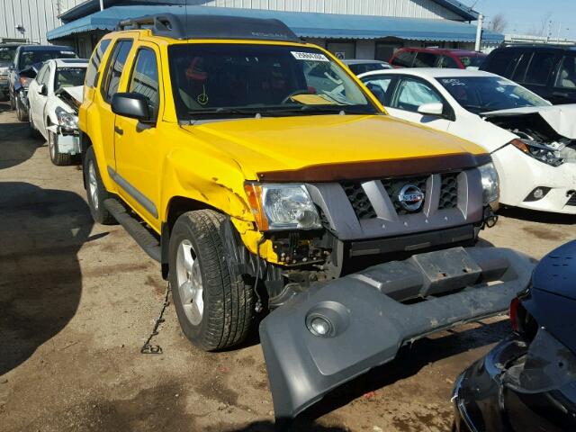 5N1AN08U05C655659 - 2005 NISSAN XTERRA OFF YELLOW photo 1