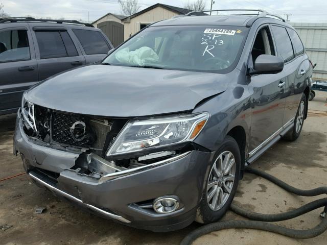 5N1AR2MN6FC711250 - 2015 NISSAN PATHFINDER GRAY photo 2