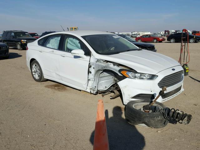 3FA6P0H70ER392921 - 2014 FORD FUSION SE WHITE photo 1