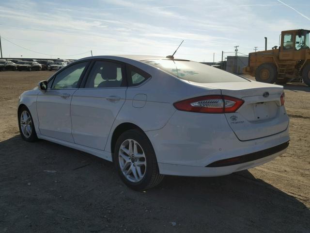 3FA6P0H70ER392921 - 2014 FORD FUSION SE WHITE photo 3