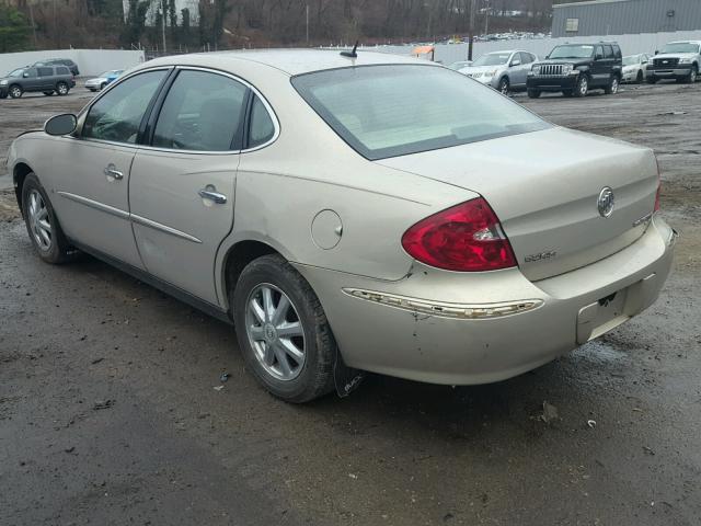 2G4WC582581185520 - 2008 BUICK LACROSSE C BEIGE photo 3